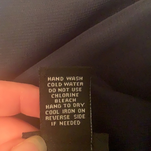 Rue 21 Navy Blue 3/4 Sleeve Sequinned Sheer Blouse Size XS - Picture 9 of 13